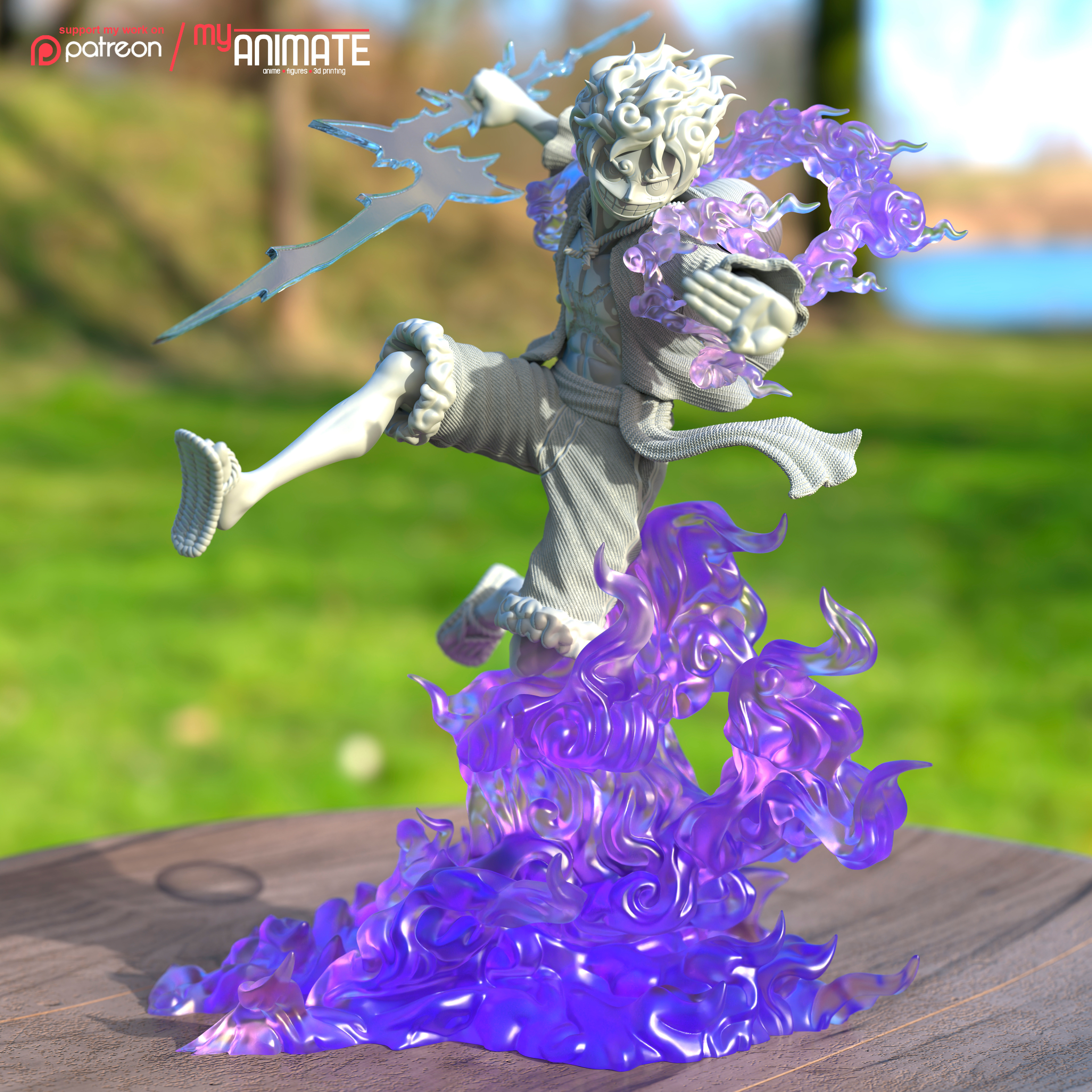 LuffyNika from One Piece  - myAnimate 3D print model_1