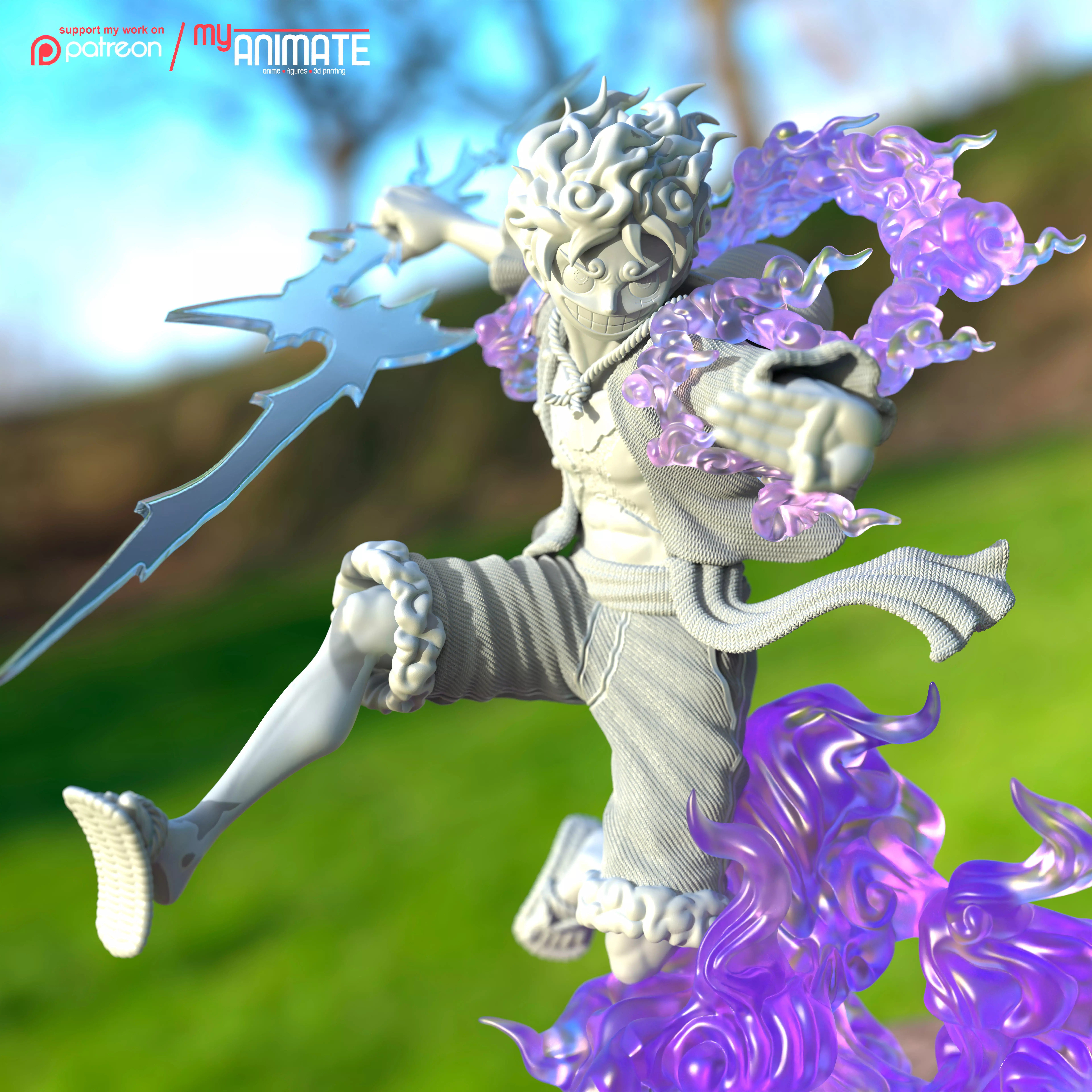 LuffyNika from One Piece  - myAnimate 3D print model_0