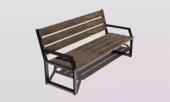 Wood Bench