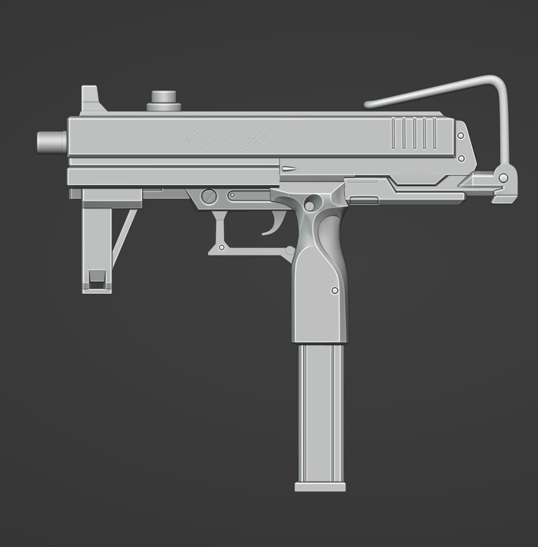 Honkai Star Rail - Kafka Uzi - Honkai Cosplay - Kafka Cosplay 3D print model_2