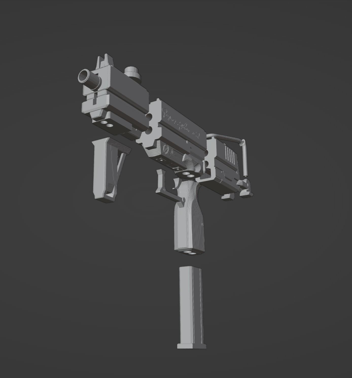 Honkai Star Rail - Kafka Uzi - Honkai Cosplay - Kafka Cosplay 3D print model_7