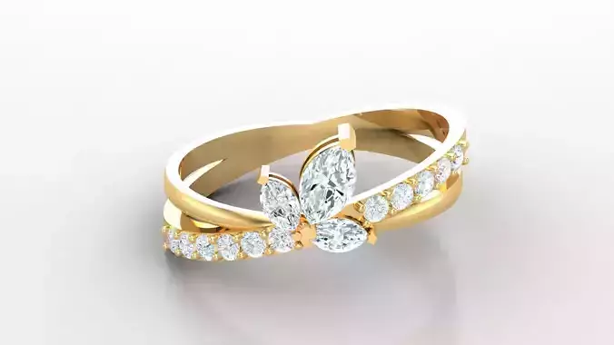 Women Diamond Solitaire V4   SLT 201