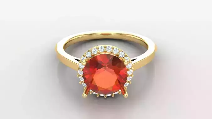 Women Diamond Solitaire V4   SLT 195