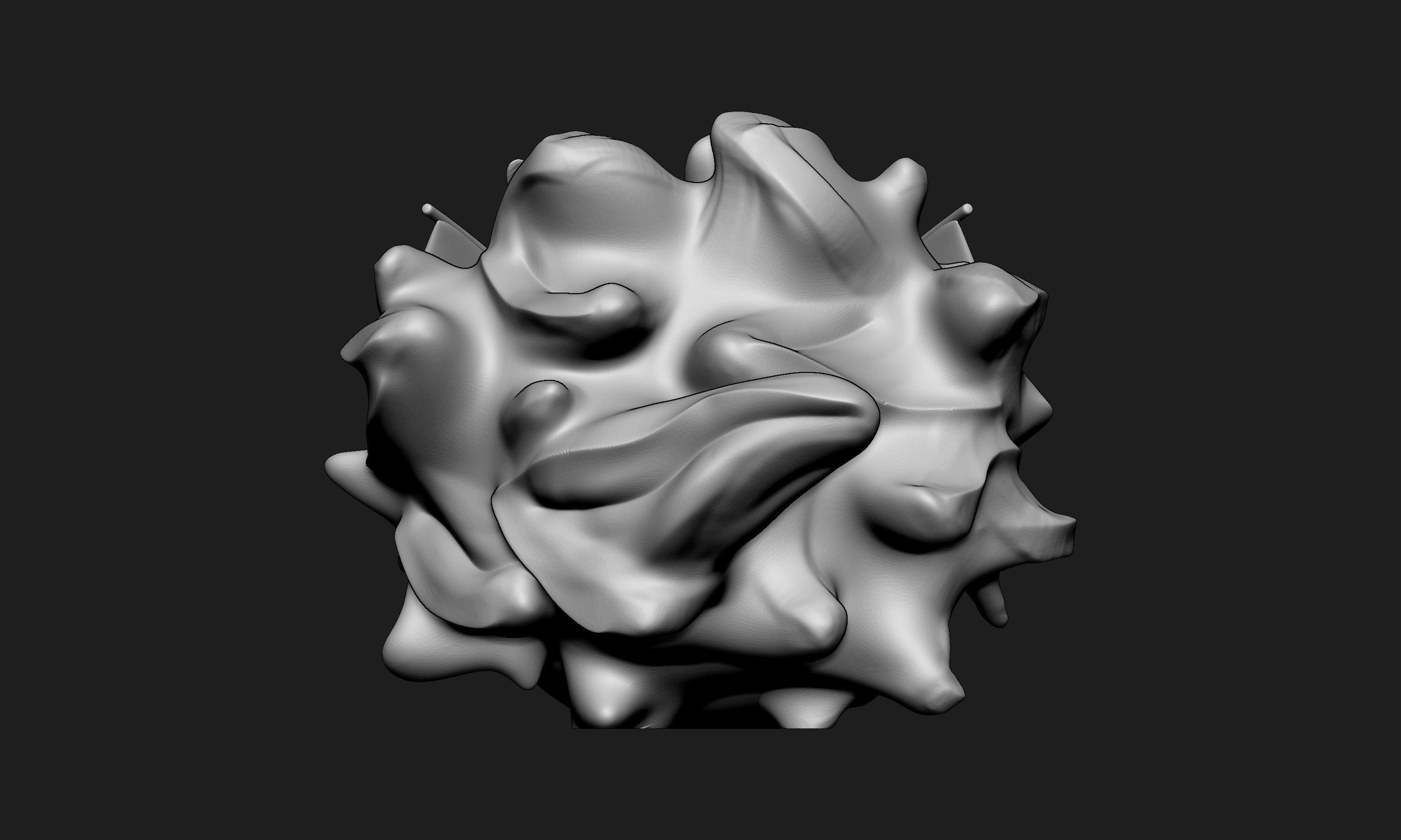 Pokemon Gastly Pokeball 3D print model_5