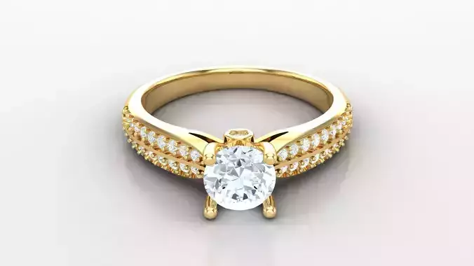 Women Diamond Solitaire V4   SLT 192