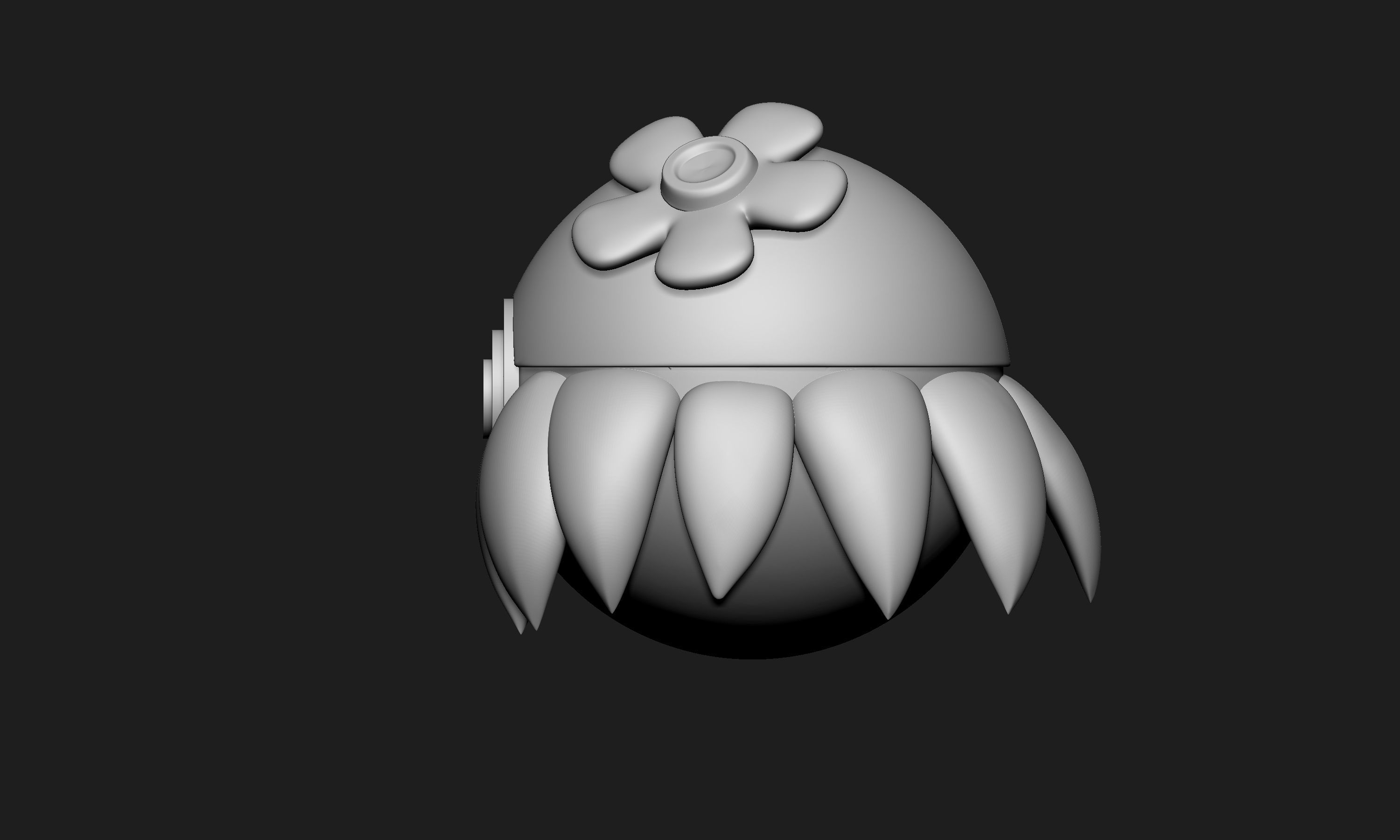 Pokemon Bellossom Pokeball  3D print model_3