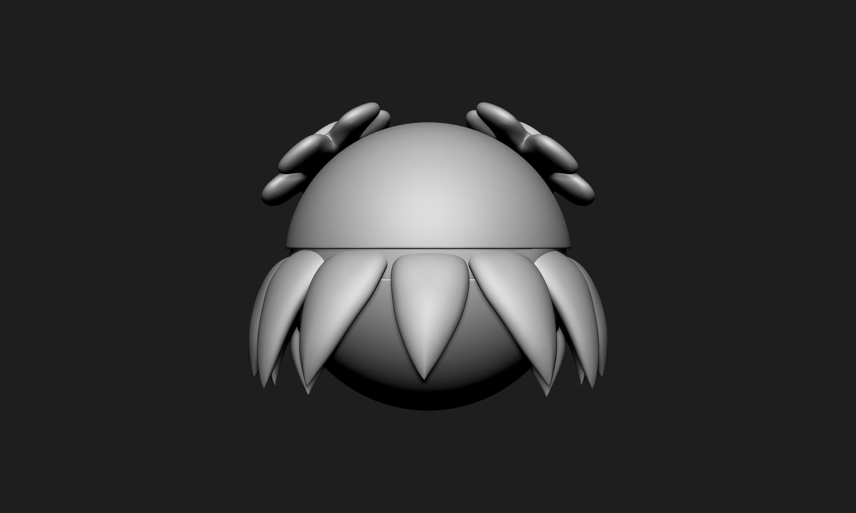 Pokemon Bellossom Pokeball  3D print model_6