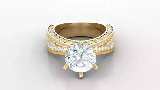 Women Diamond Solitaire V4   SLT 191