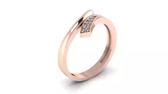  Jewelry Diamond Ring 3D Print Model