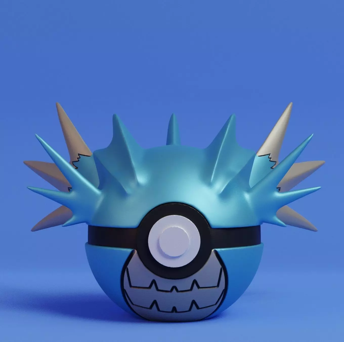Pokemon Seadra Pokeball 3D print model_0