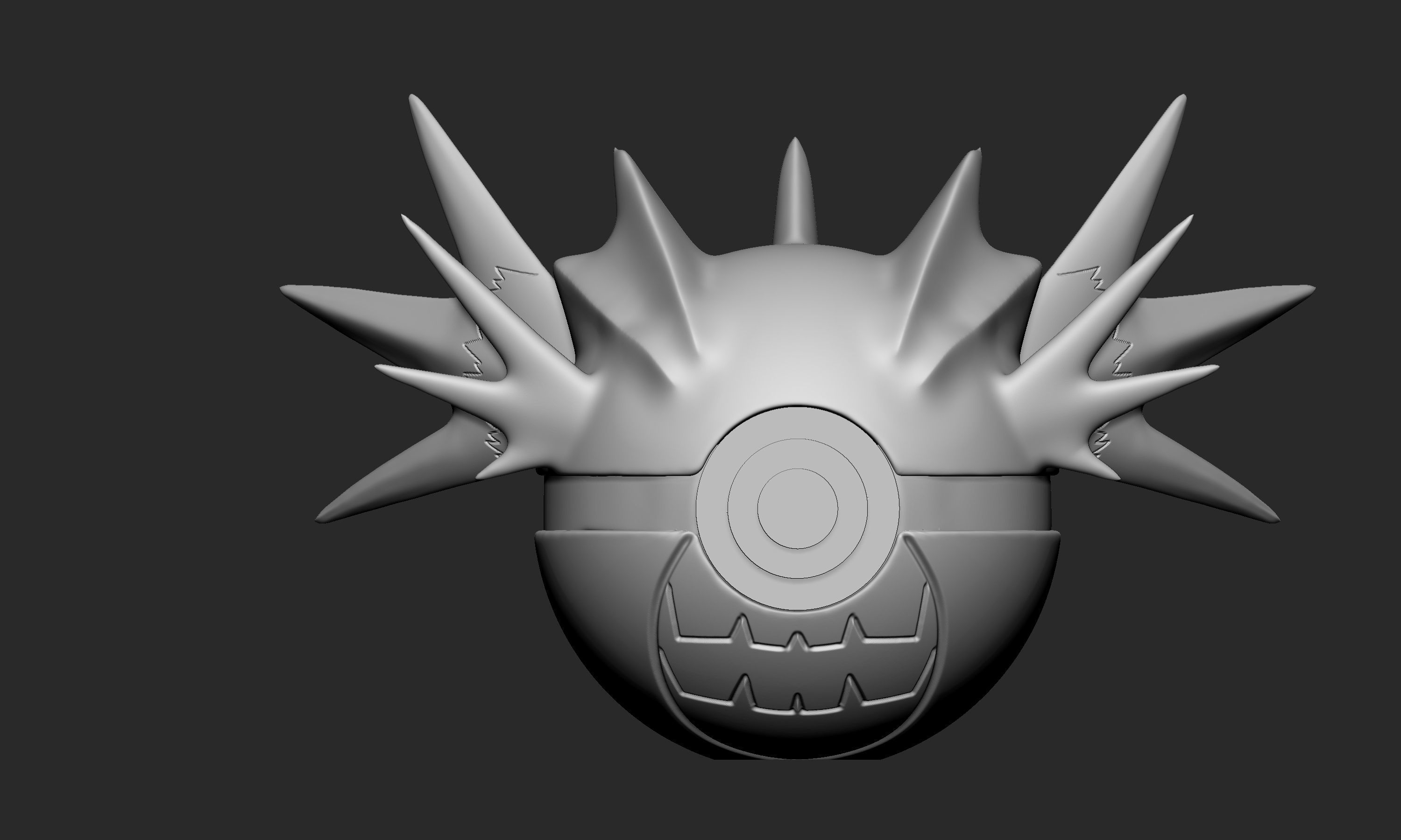 Pokemon Seadra Pokeball 3D print model_2