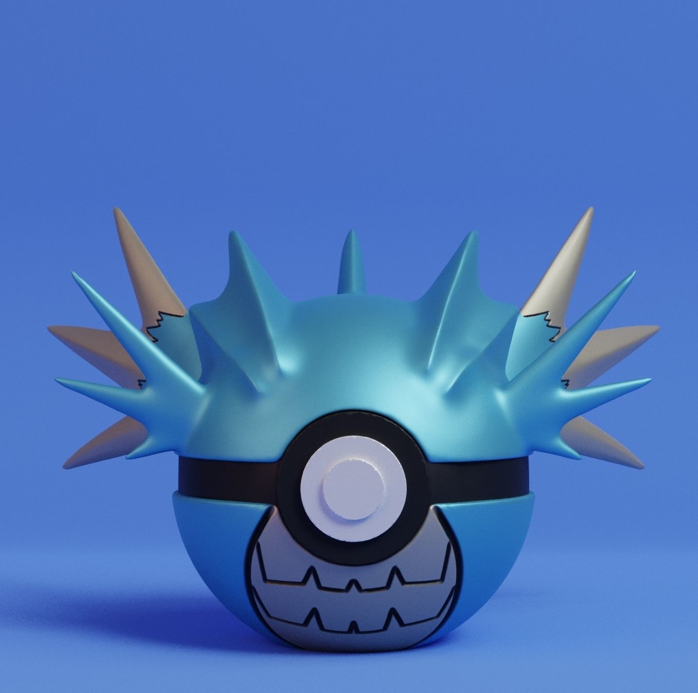 Pokemon Horsea Seadra Kingdra Pokeball  3D print model_14