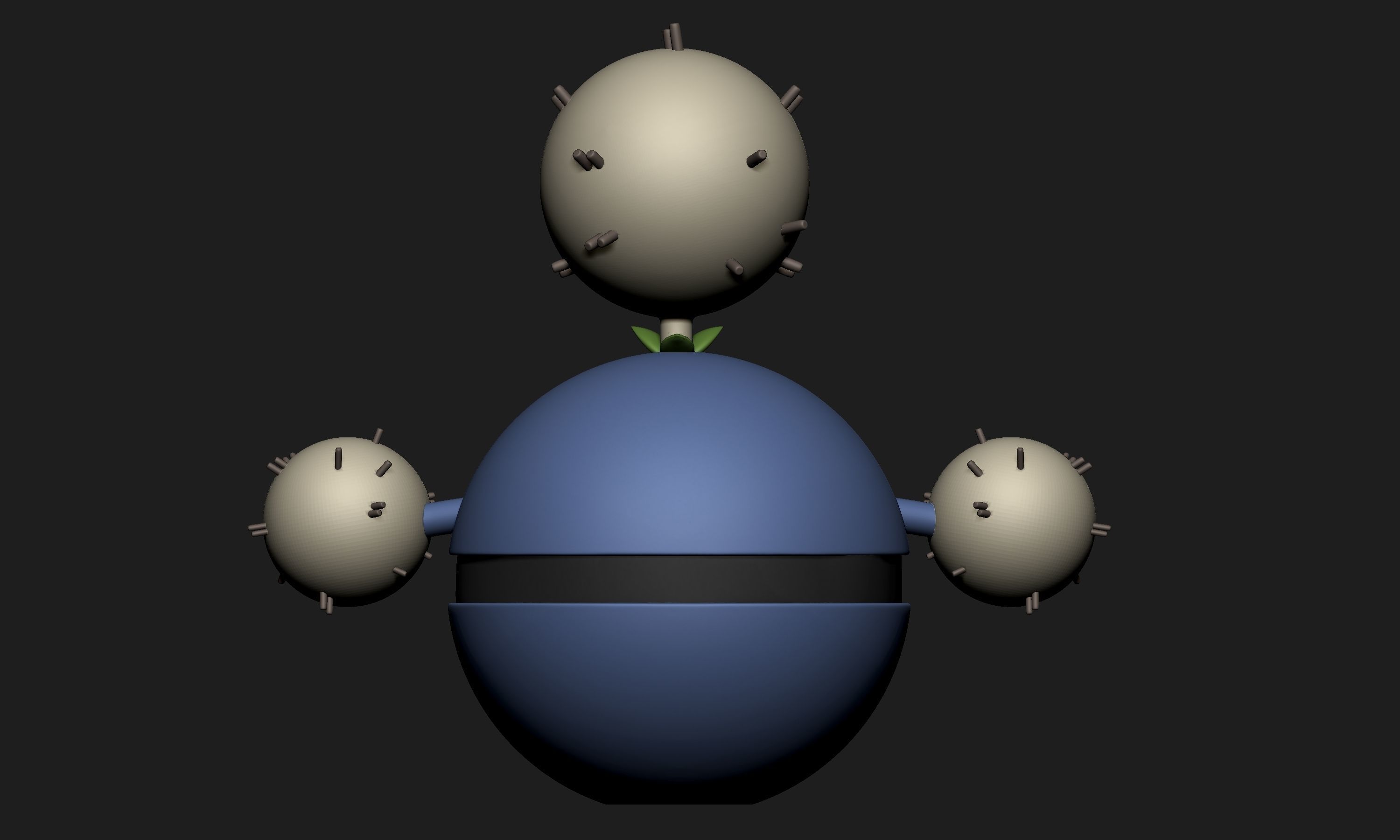 Pokemon Jumpluff Pokeball 3D print model_5