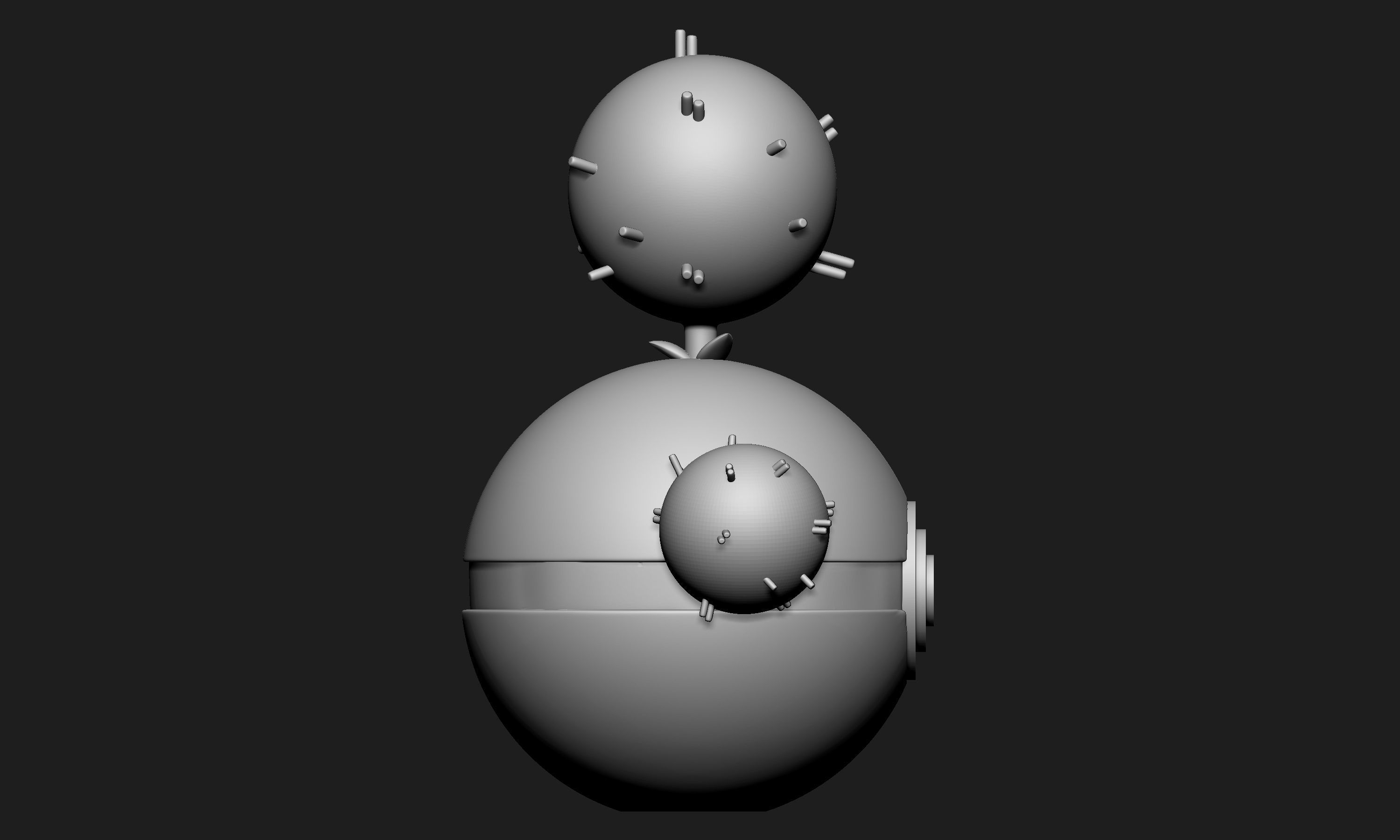 Pokemon Jumpluff Pokeball 3D print model_8