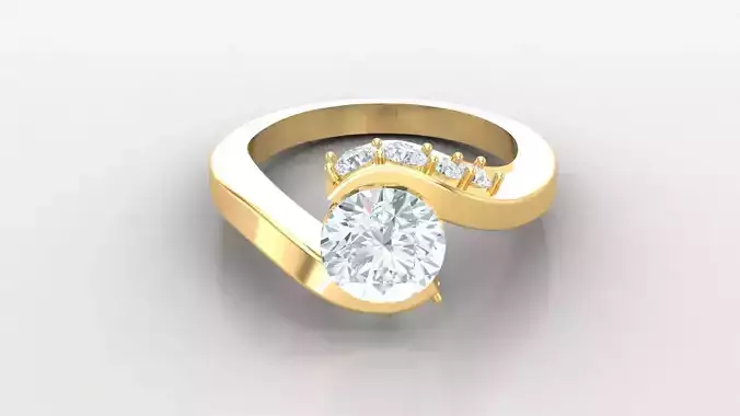 Women Diamond Solitaire V4   SLT 179