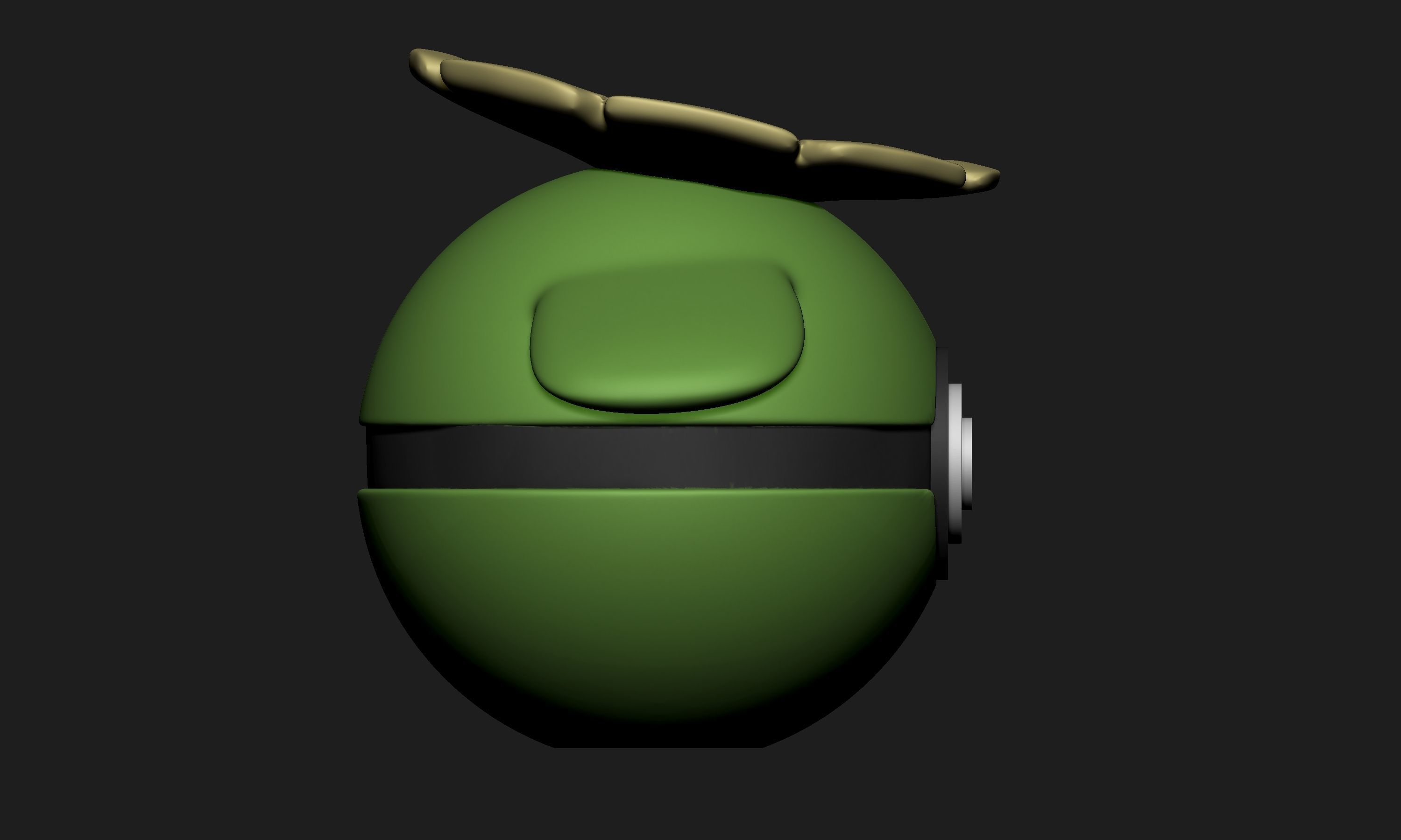 Pokemon Hopip Skiploom Jumpluff Pokeball 3D print model_13