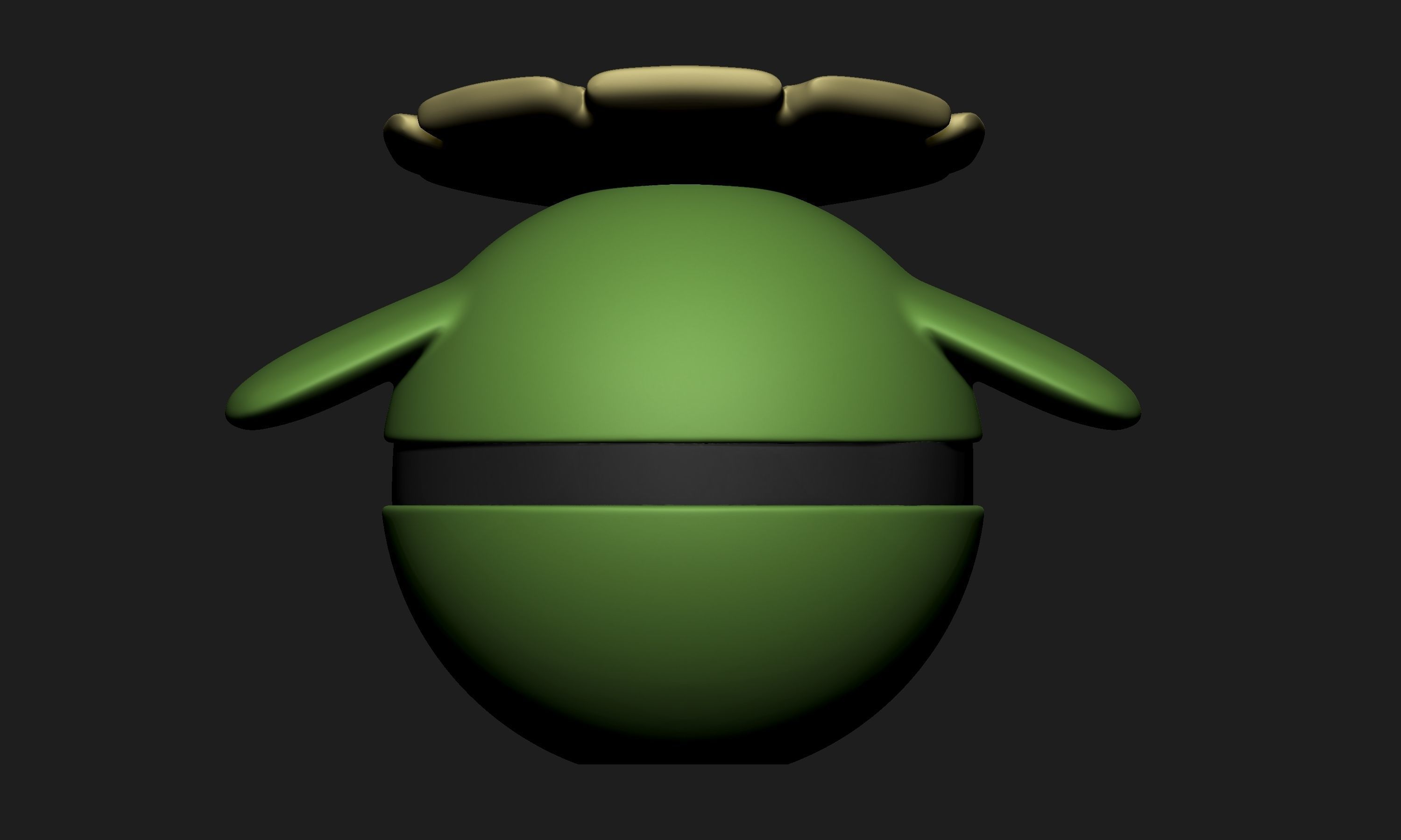 Pokemon Hopip Skiploom Jumpluff Pokeball 3D print model_14