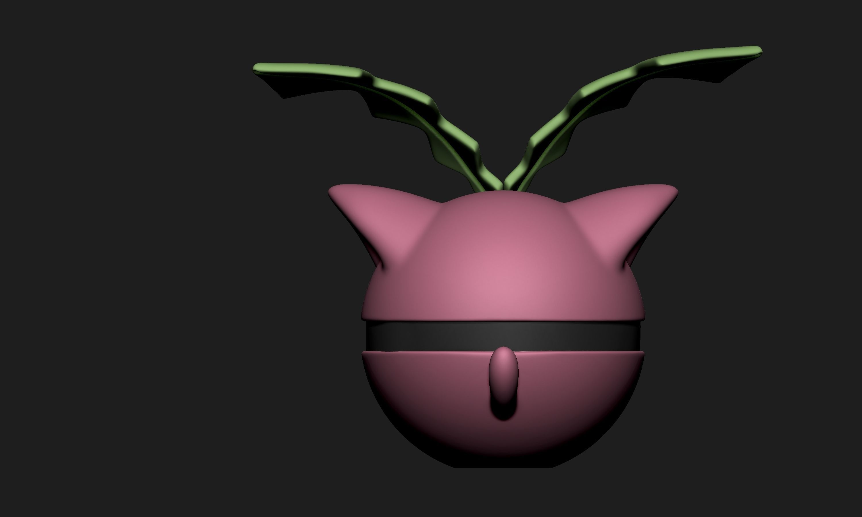 Pokemon Hopip Skiploom Jumpluff Pokeball 3D print model_4