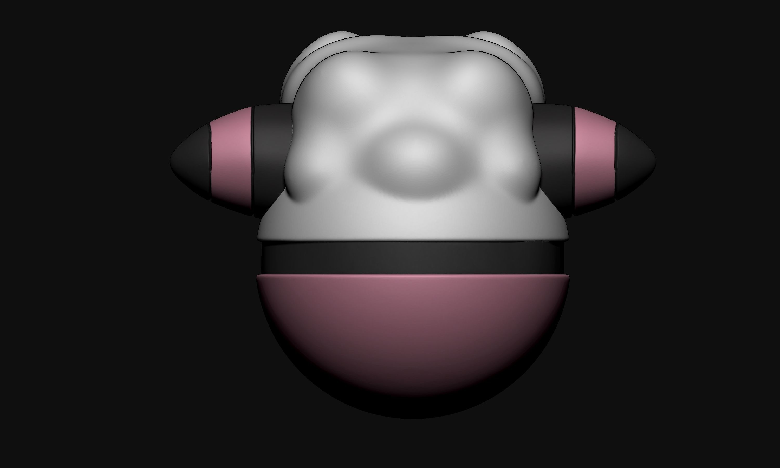 Pokemon Flaaffy Pokeball 3D print model_3