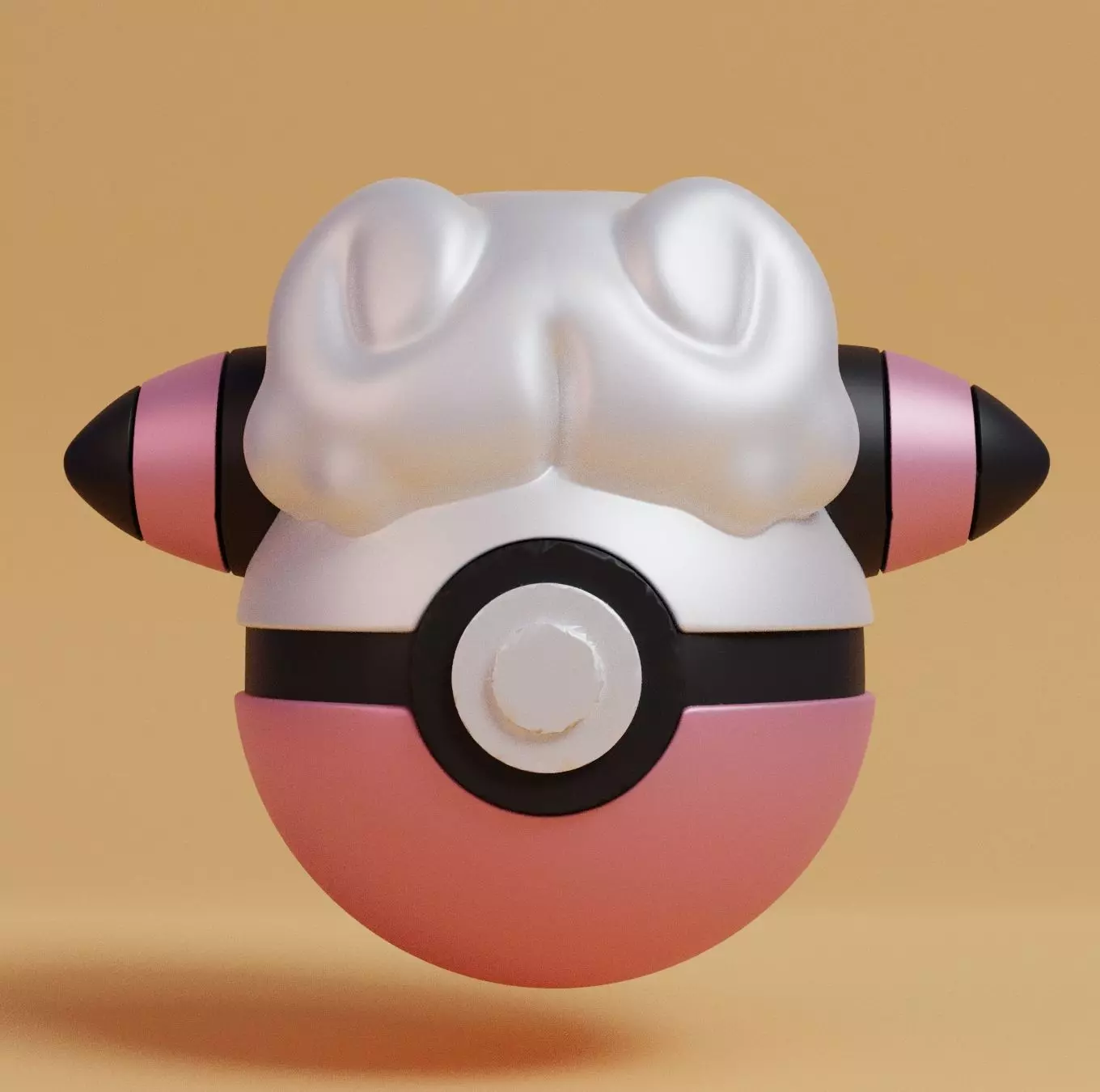 Pokemon Flaaffy Pokeball 3D print model_0