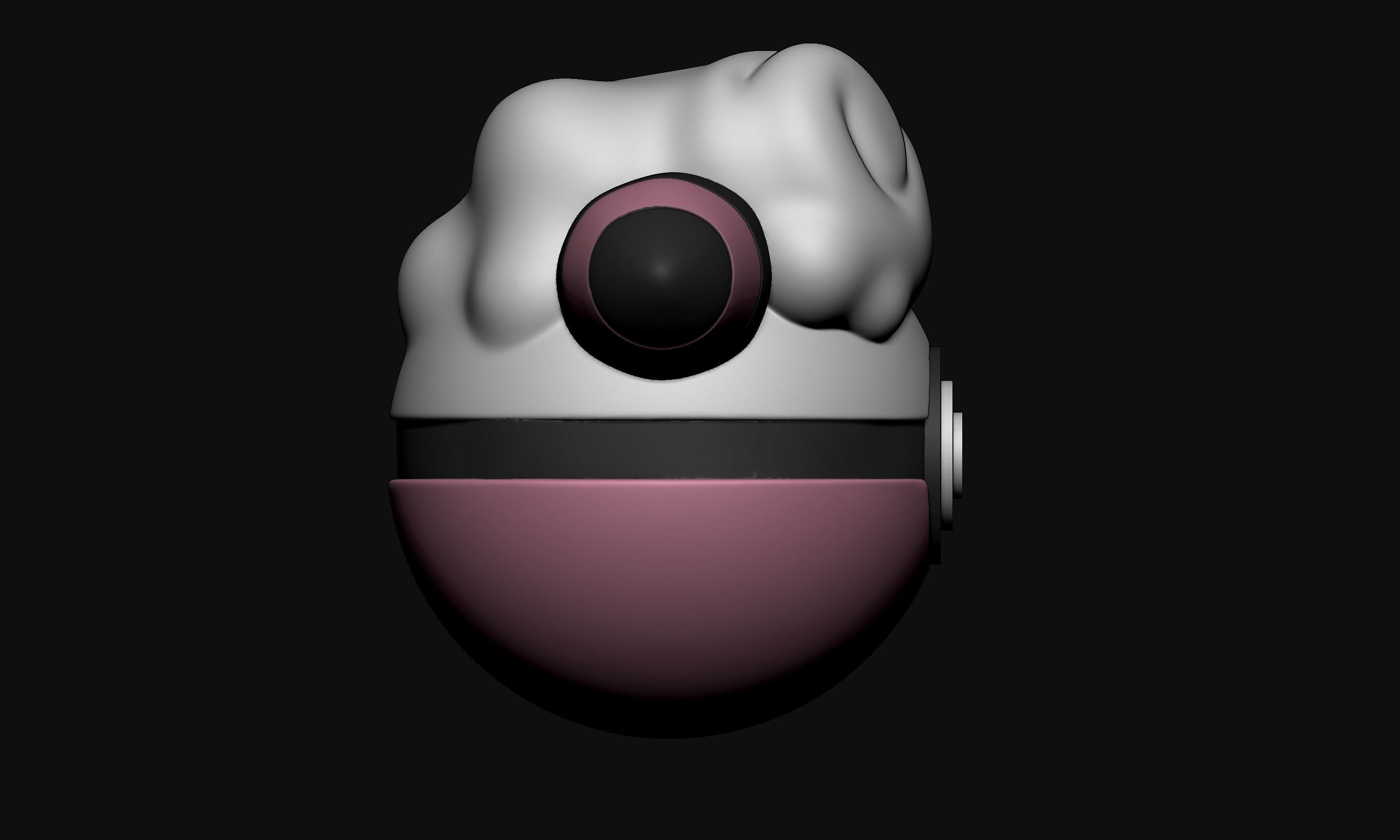 Pokemon Flaaffy Pokeball 3D print model_4