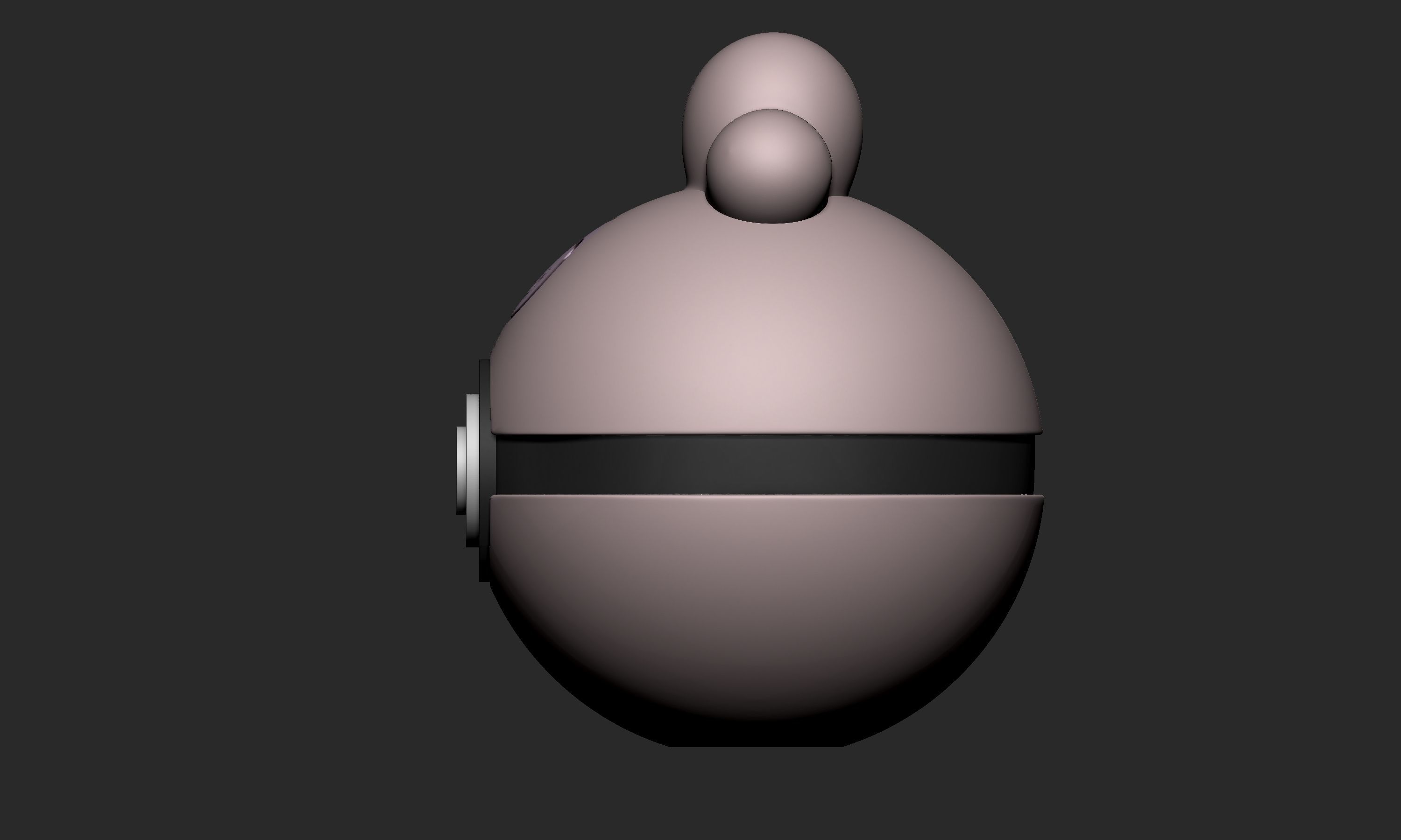 Pokemon Igglybuff Pokeball 3D print model_4