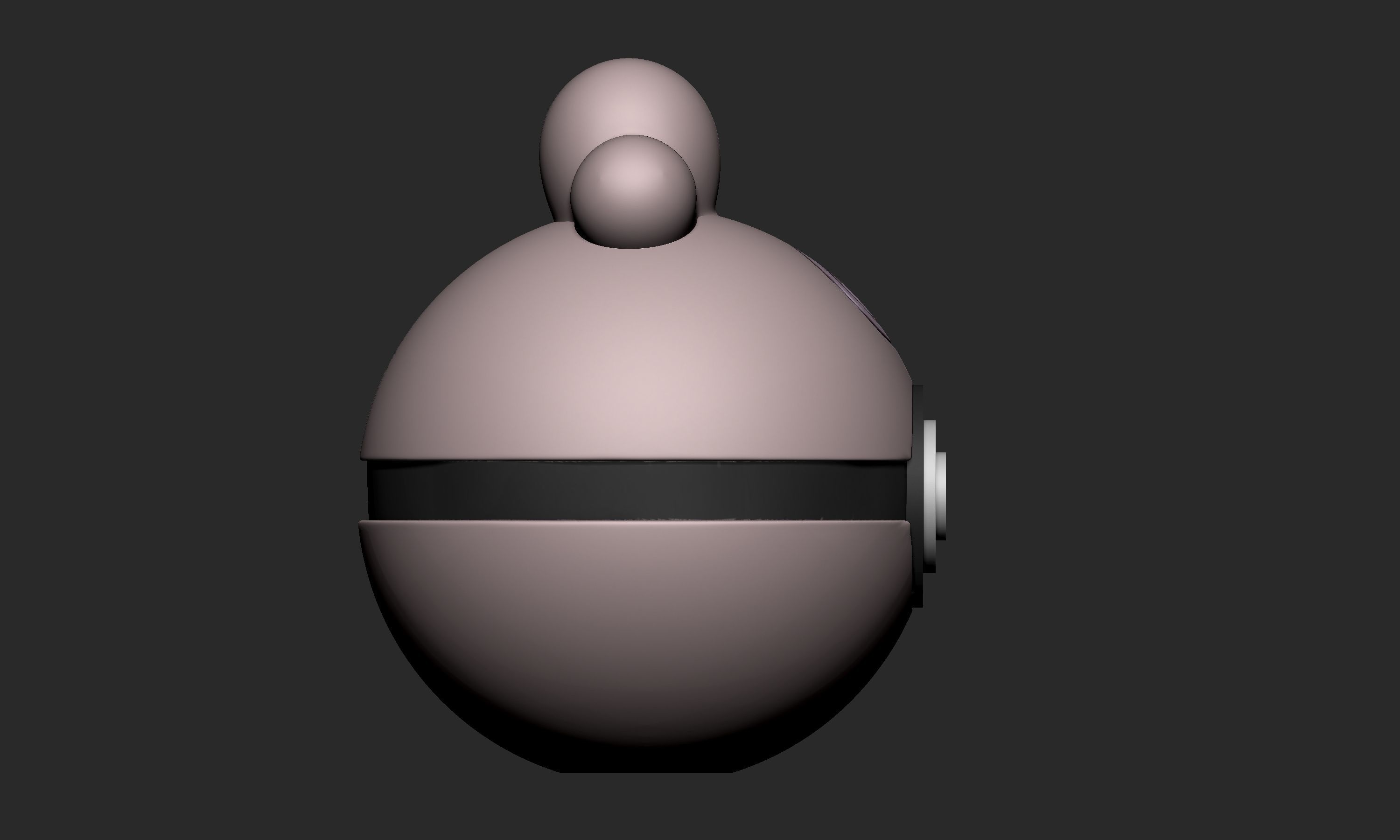 Pokemon Igglybuff Pokeball 3D print model_8