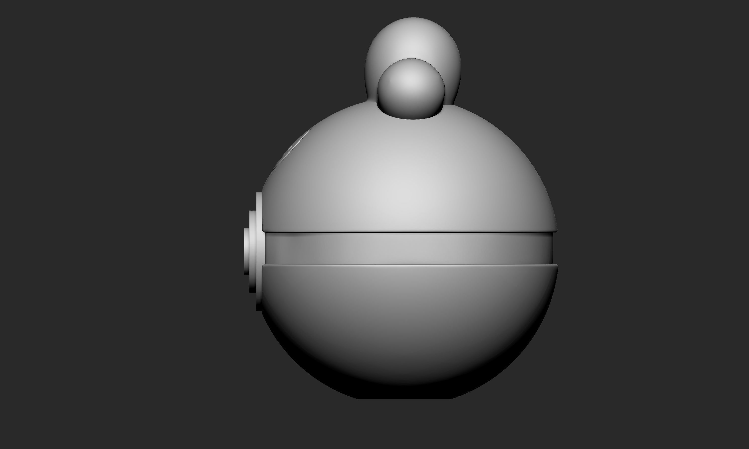 Pokemon Igglybuff Pokeball 3D print model_3