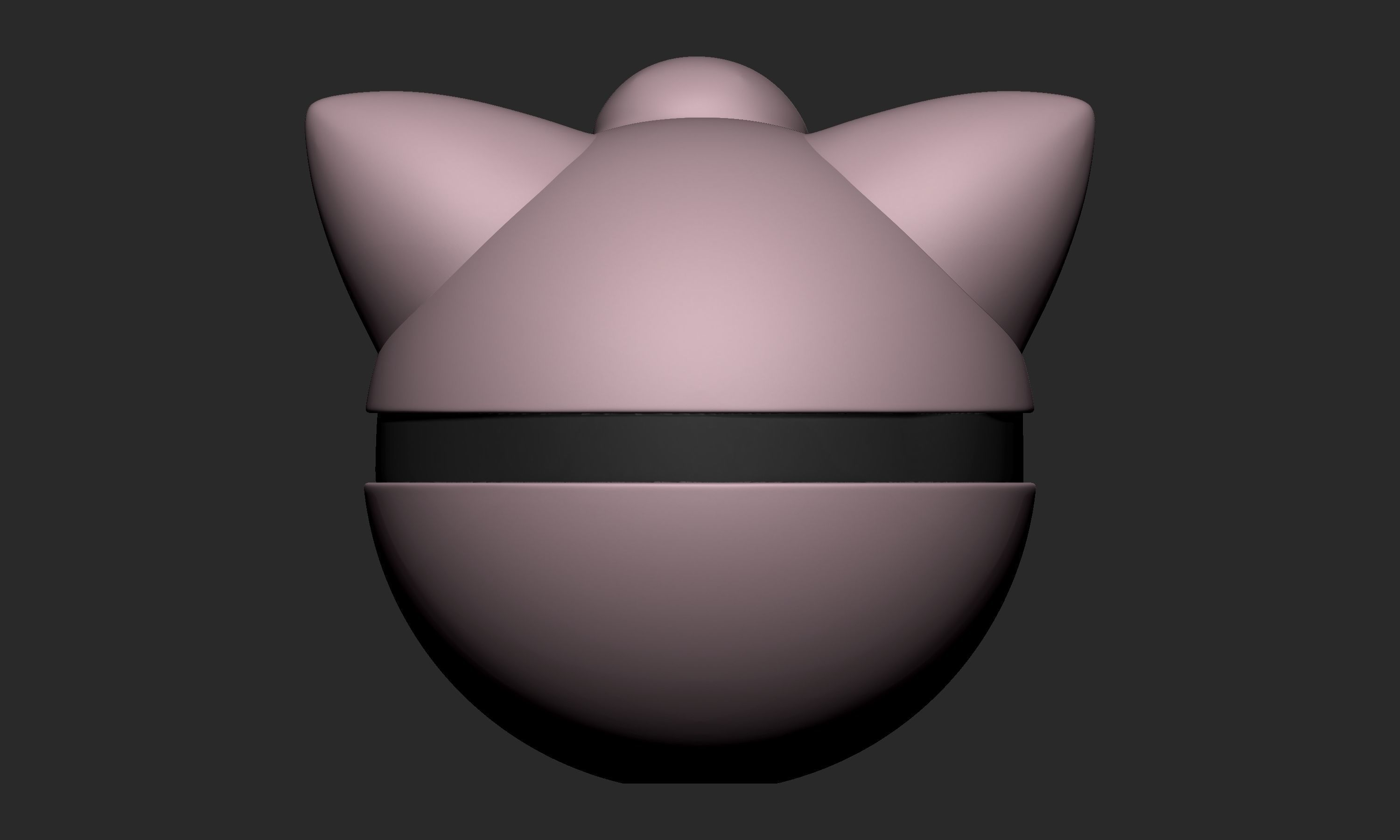 Pokemon Jigglypuff Pokeball Free 3D print model_5