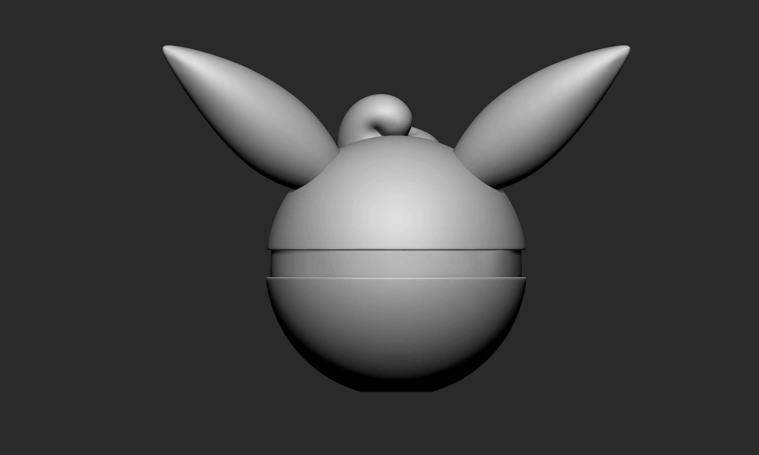 Pokemon Wigglytuff Pokeball 3D print model_5