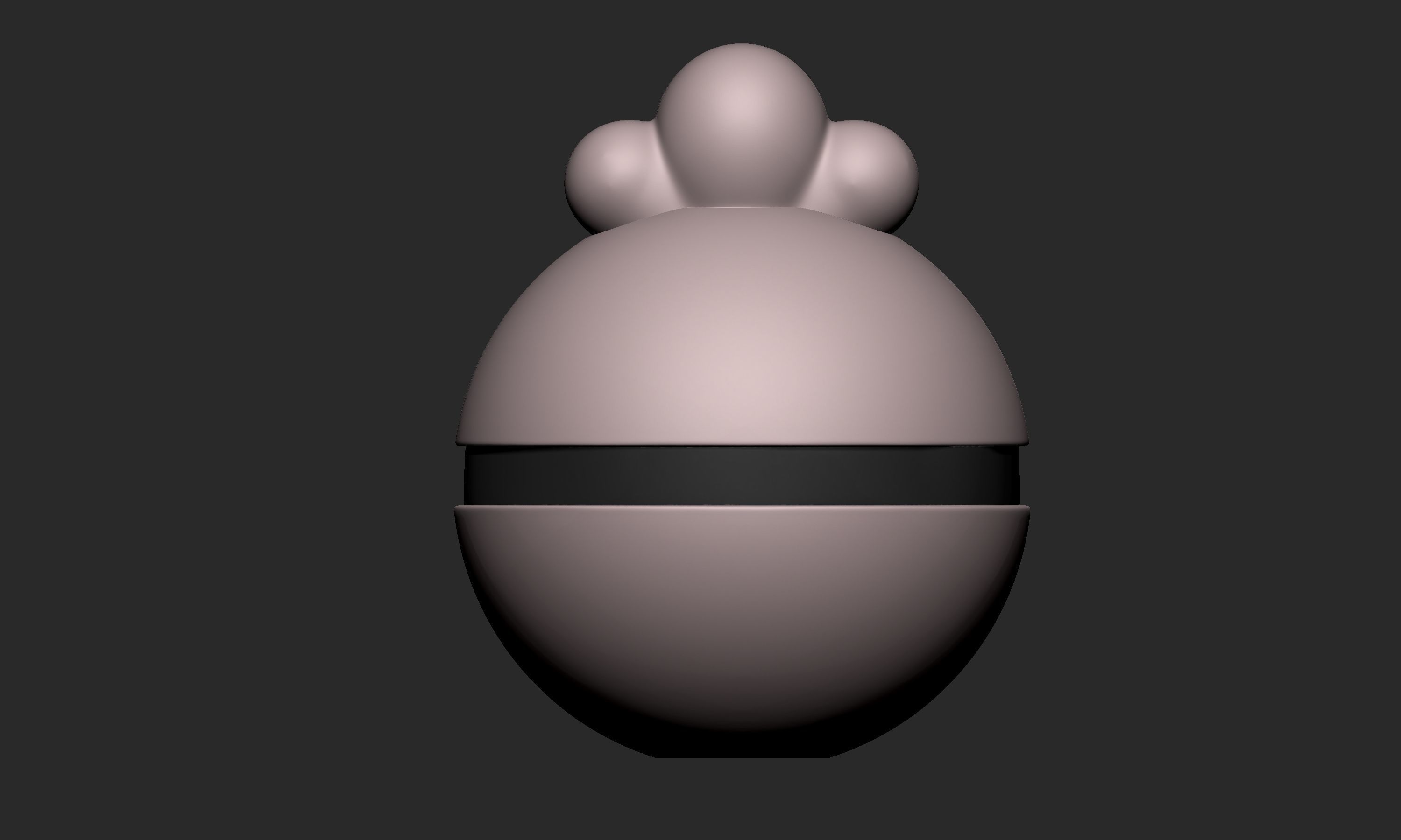 Pokemon Igglybuff Jigglypuff Wigglytuff Pokeball 3D print model_4