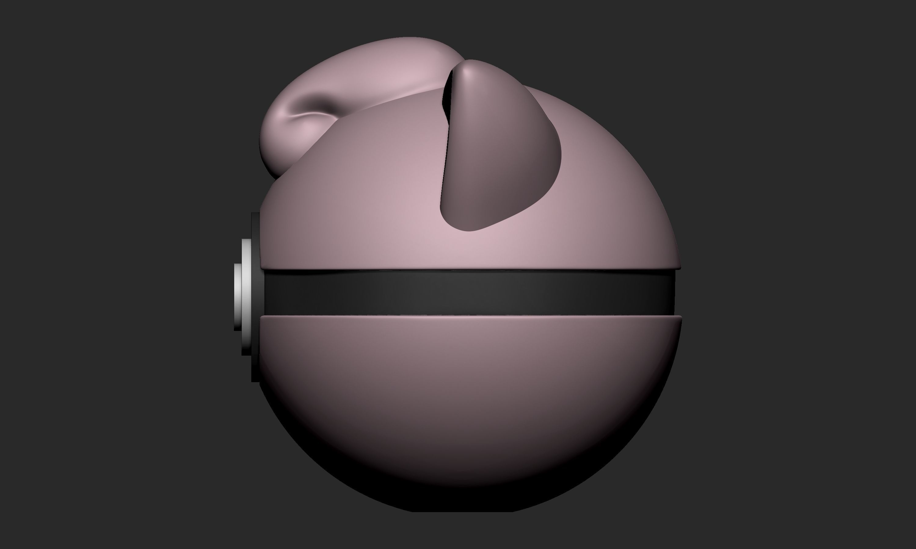 Pokemon Igglybuff Jigglypuff Wigglytuff Pokeball 3D print model_8