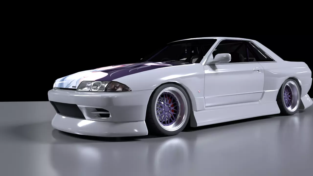 Nissan Skyline (32) ボディー Nissan Skyline R32 Tuning 3D model | CGTrader