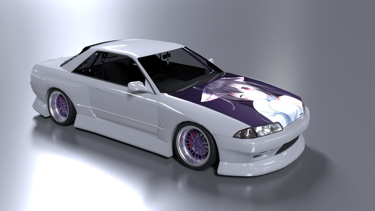 Nissan Skyline R32 Tuning 3D model | CGTrader