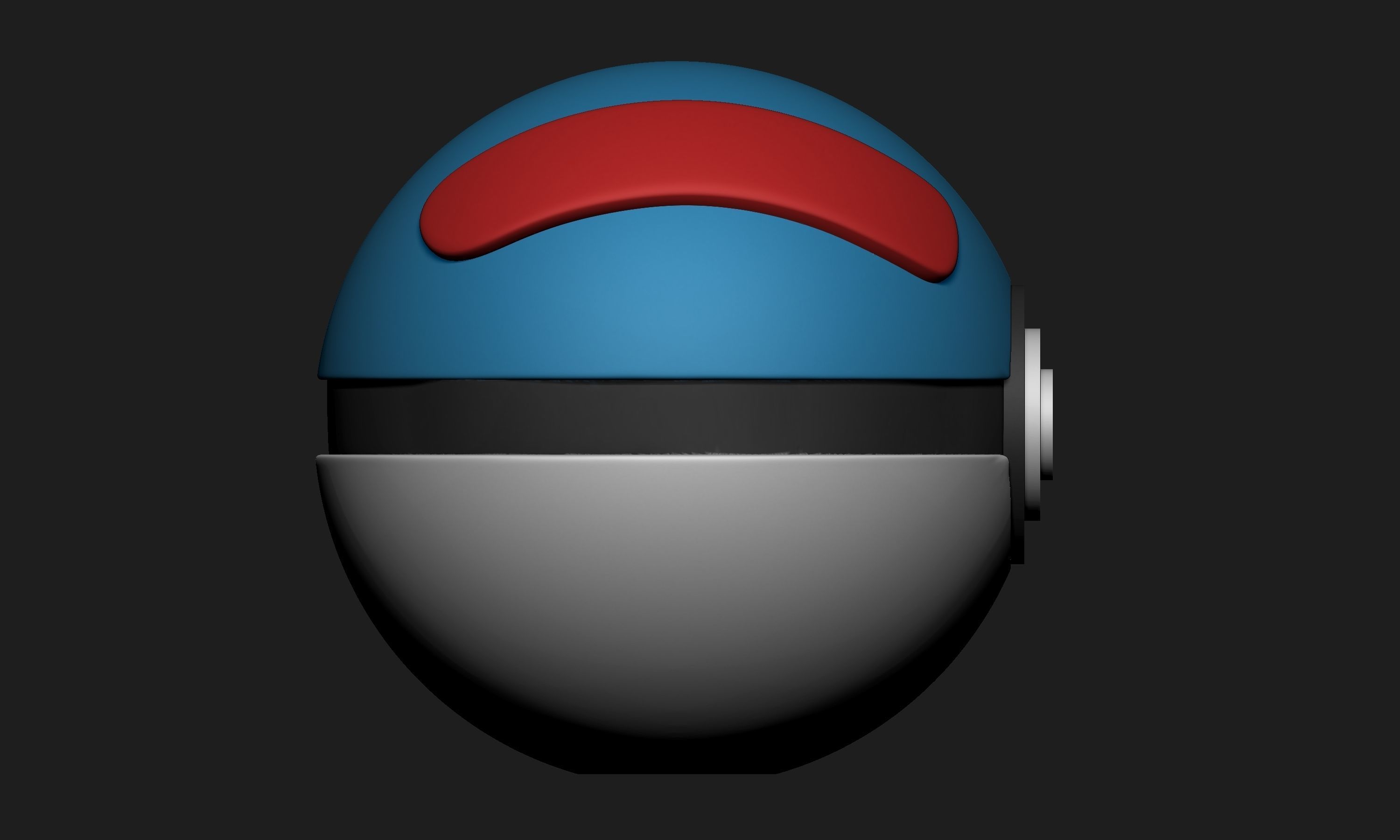 Pokemon Greatball free 3D model 3D printable | CGTrader