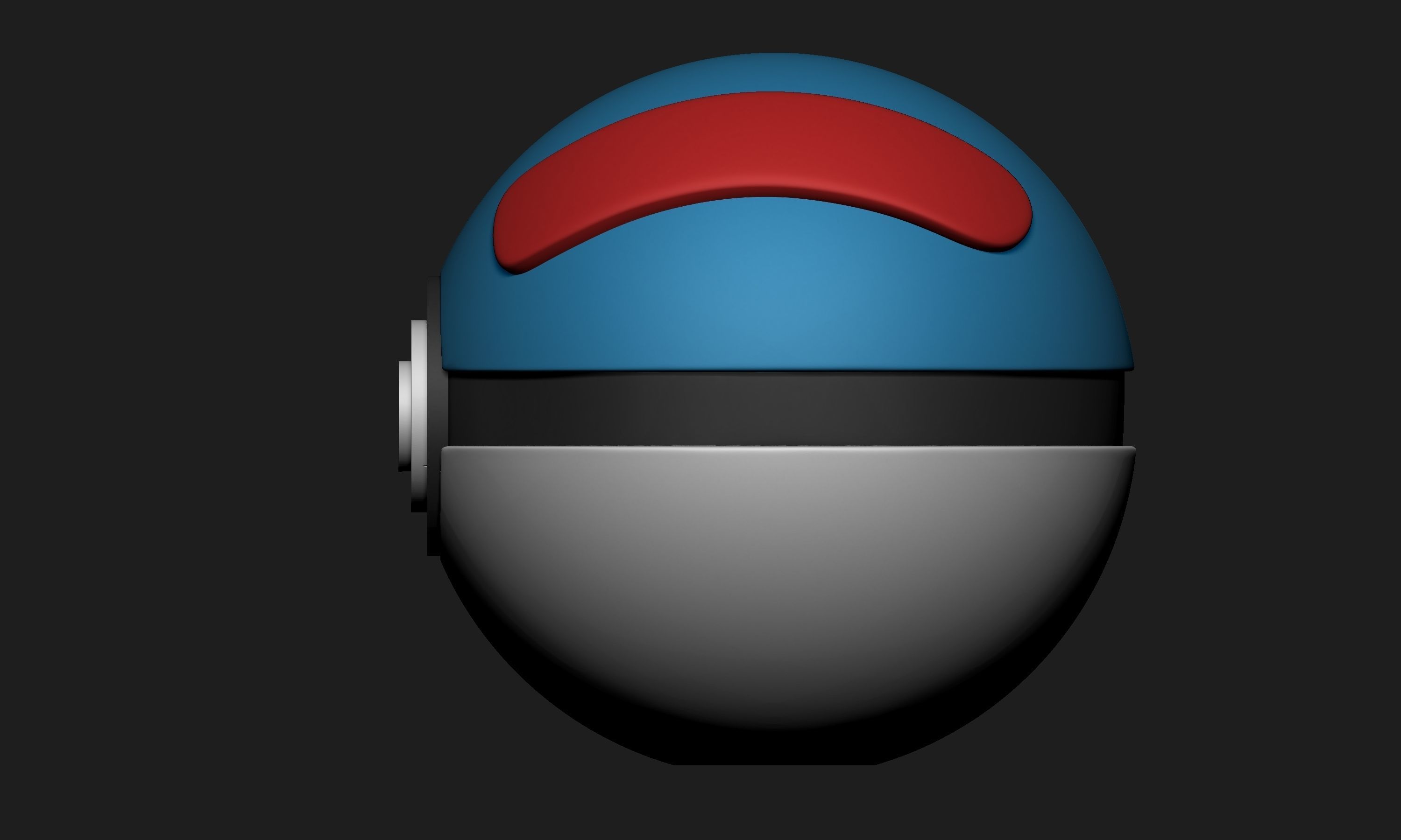 Pokemon Greatball free 3D model 3D printable | CGTrader