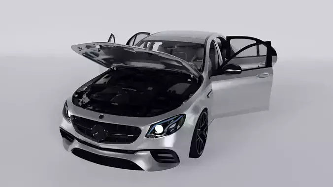 Mercedes-Benz E63 S AMG 2018 Tuned VERSION  3D model