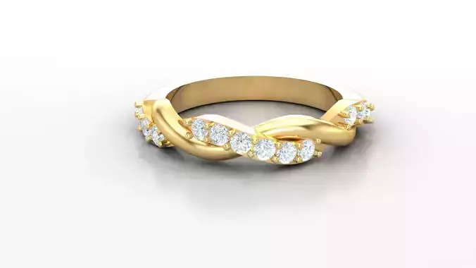 Women Diamond Solitaire V4   SLT 166 3D print model