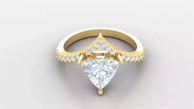 Women Diamond Solitaire V4 SLT 157
