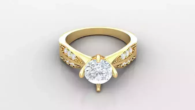 Women Diamond Solitaire V4  SLT 156