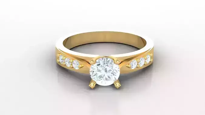Women Diamond Solitaire V4  SLT 155