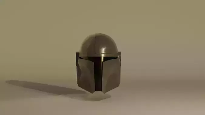 Mandalorian Helmet Free 3D model