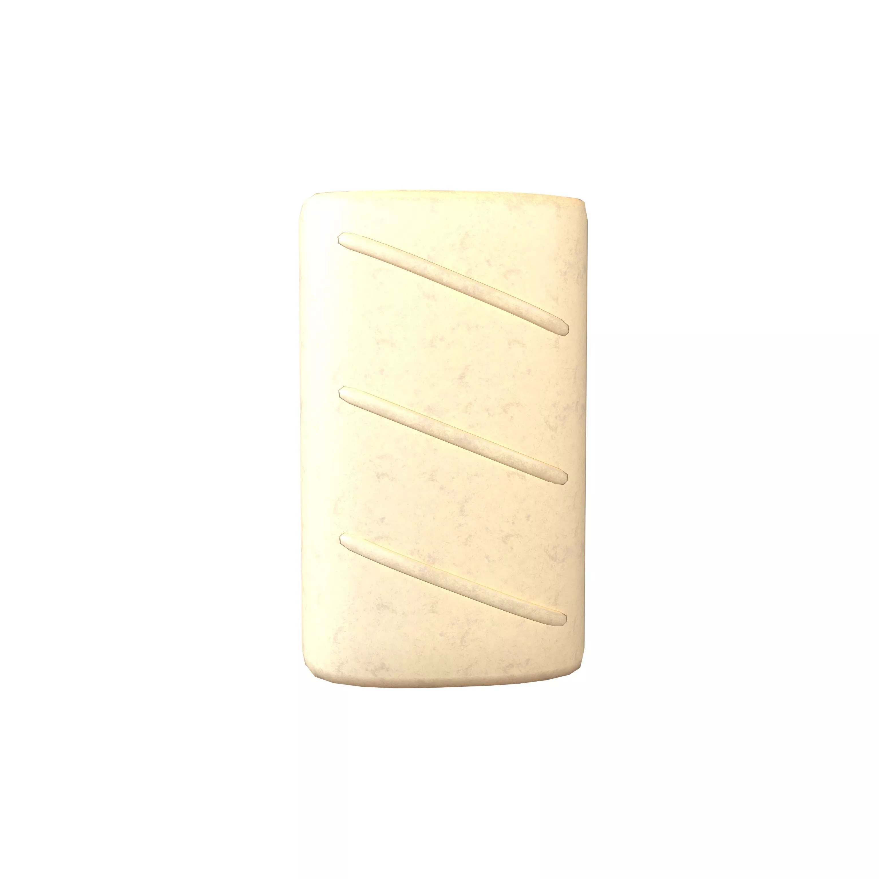 Rectangle Shape Chocolate V1 003 Low-poly 3D model