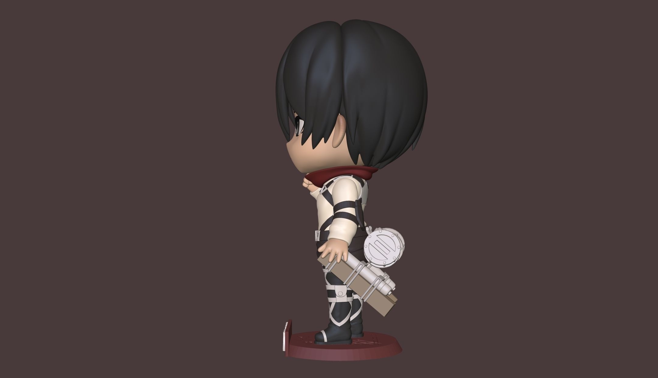 Mikasa Shingeki no kyojin 3D print model_7
