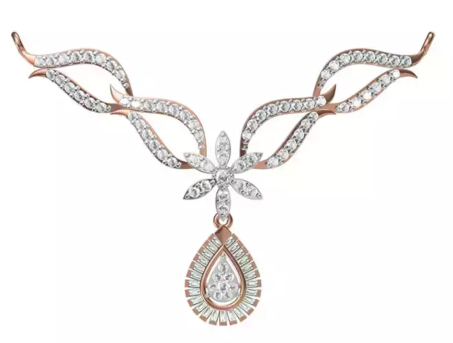 Women Pendant Necklace STL JCD Details