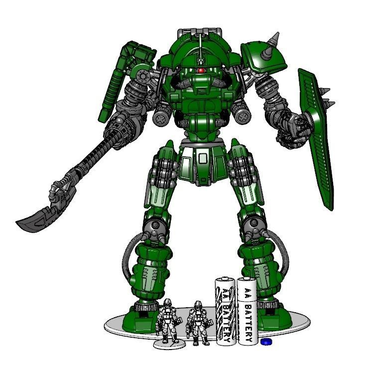 Rebellious Orbital Colony Cavalier-28mm Orbital Assault Mech 3D print model_13