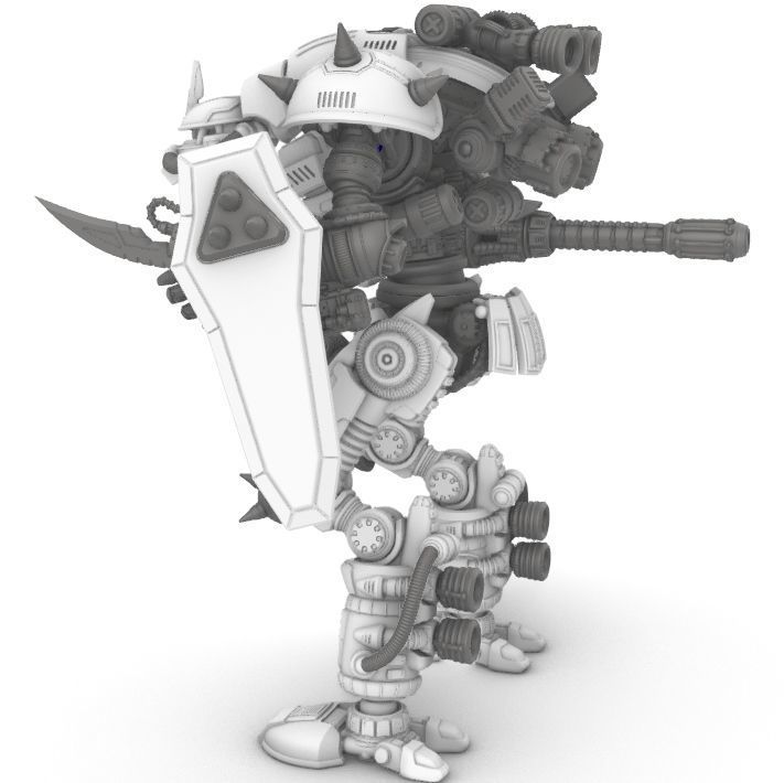 Rebellious Orbital Colony Cavalier-28mm Orbital Assault Mech 3D print model_46