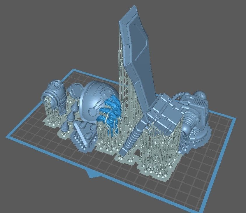 Rebellious Orbital Colony Cavalier-28mm Orbital Assault Mech 3D print model_27