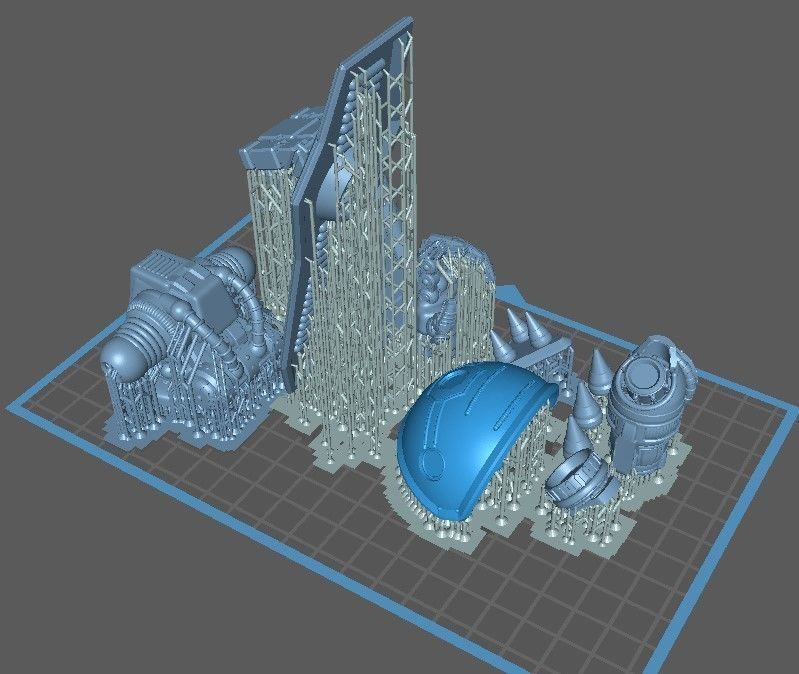 Rebellious Orbital Colony Cavalier-28mm Orbital Assault Mech 3D print model_28
