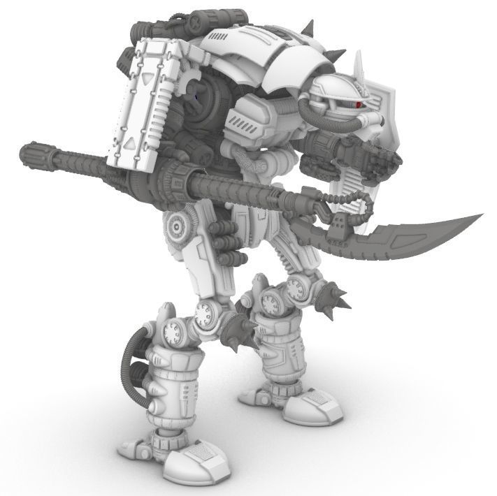 Rebellious Orbital Colony Cavalier-28mm Orbital Assault Mech 3D print model_47